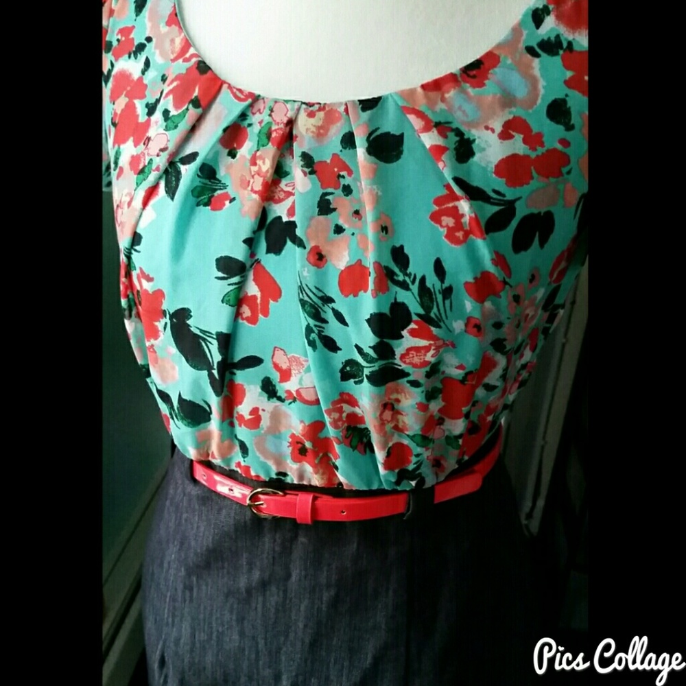 Alyx Belted Floral Career Dress